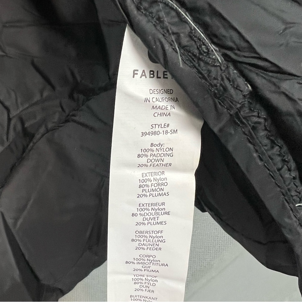 Fabletics Womens Lightweight Packable Down Fill F… - image 8